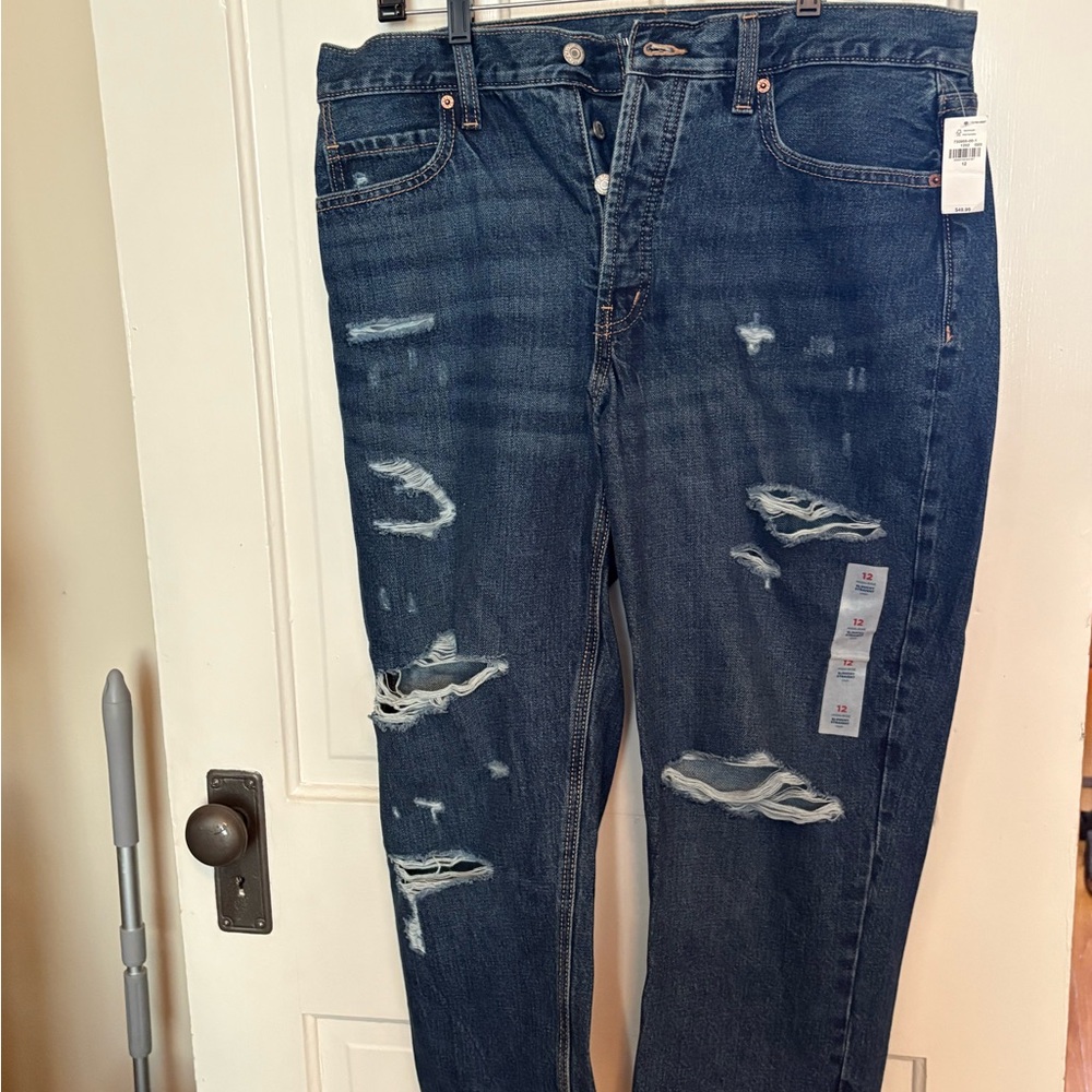 Levi's Men's Distressed Blue Jeans